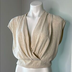 Renee C. Linen Rayon Top EUC Large